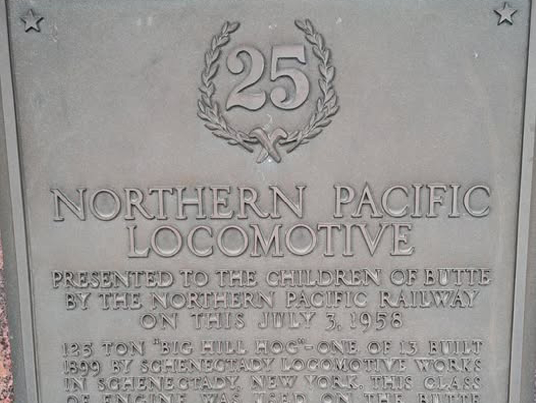 The Historical Marker Next to Engine 25